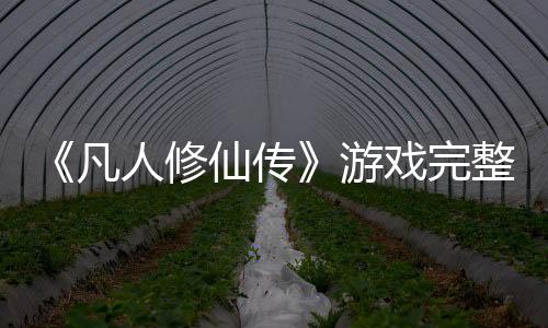 《凡人修仙傳》游戲完整實(shí)機(jī)演示 大戰(zhàn)蜘蛛很過癮