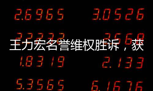王力宏名譽(yù)維權(quán)勝訴，獲賠6萬余元
