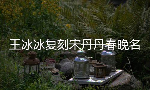王冰冰復(fù)刻宋丹丹春晚名場面，重現(xiàn)經(jīng)典笑翻全場