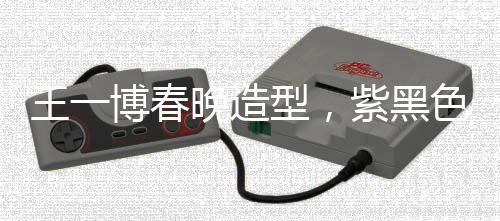 王一博春晚造型，紫黑色貴公子驚艷全場(chǎng)