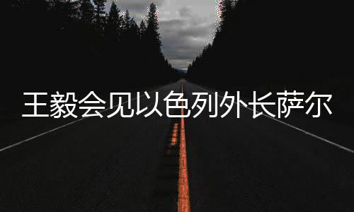 王毅會見以色列外長薩爾，深化中以致遠的外交合作