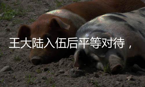 王大陸入伍后平等對待，無特殊待遇