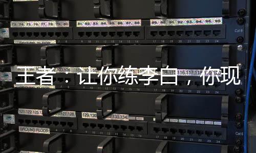 王者：讓你練李白，你現(xiàn)實(shí)去學(xué)劍