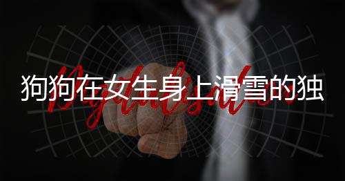 狗狗在女生身上滑雪的獨特瞬間，行為分析與社會觀察