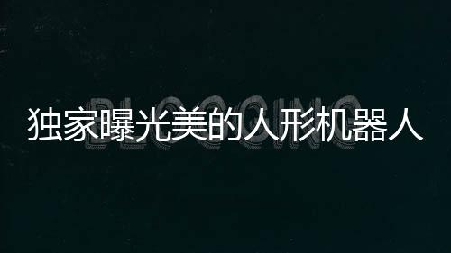 獨(dú)家曝光美的人形機(jī)器人震撼亮相！科技魅力再度刷新認(rèn)知