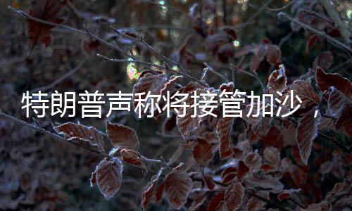 特朗普聲稱將接管加沙，國際社會矚目與反應(yīng)不一