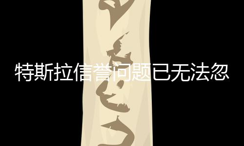 特斯拉信譽(yù)問題已無法忽視