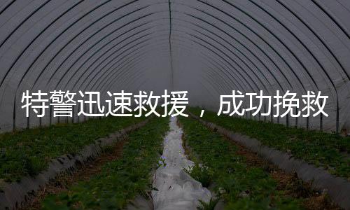 特警迅速救援，成功挽救女子輕生瞬間