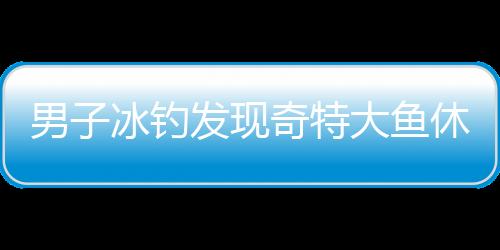 男子冰釣發(fā)現(xiàn)奇特大魚(yú)休眠狀態(tài)，帶回家引發(fā)關(guān)注