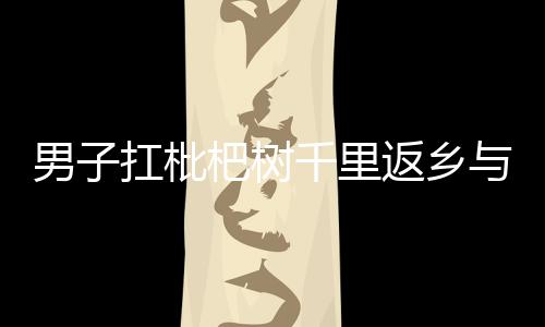 男子扛枇杷樹千里返鄉(xiāng)與家人共享