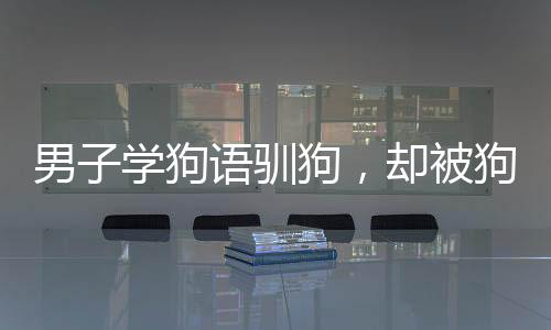 男子學(xué)狗語(yǔ)馴狗，卻被狗狗撲咬，揭秘背后的故事
