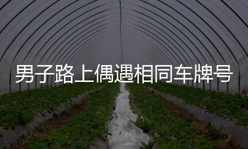 男子路上偶遇相同車牌號事件，奇特的巧合還是神秘的現(xiàn)象？