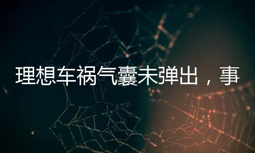 理想車禍氣囊未彈出，事故背后的真相探尋