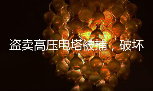 盜賣高壓電塔被捕，破壞公共設(shè)施將面臨嚴(yán)厲法律制裁