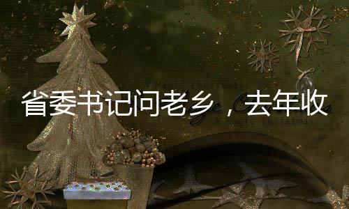 省委書記問(wèn)老鄉(xiāng)，去年收入有多少？揭曉鄉(xiāng)親們的發(fā)展成果與期待