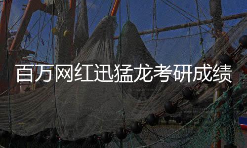 百萬網(wǎng)紅迅猛龍考研成績亮眼，223分的背后故事
