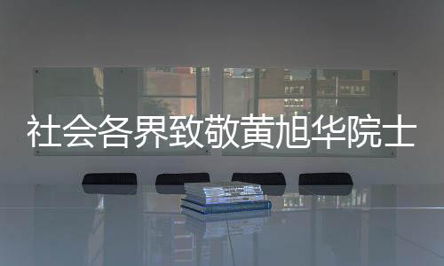 社會(huì)各界致敬黃旭華院士，一生奉獻(xiàn)，永載史冊(cè)