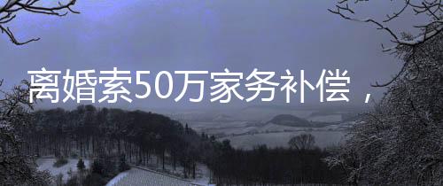 離婚索50萬(wàn)家務(wù)補(bǔ)償，背后的故事與探討