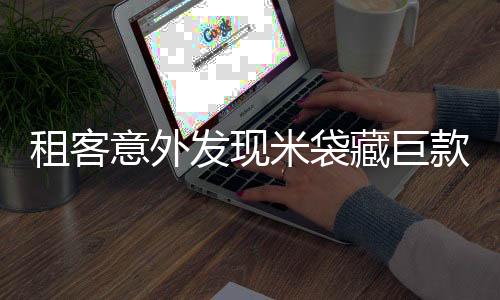 租客意外發(fā)現(xiàn)米袋藏巨款，揭秘背后故事