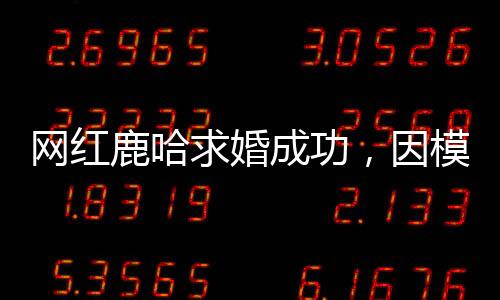 網(wǎng)紅鹿哈求婚成功，因模仿鹿晗走紅，愛情事業(yè)雙豐收