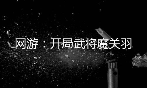網(wǎng)游：開局武將魔關羽