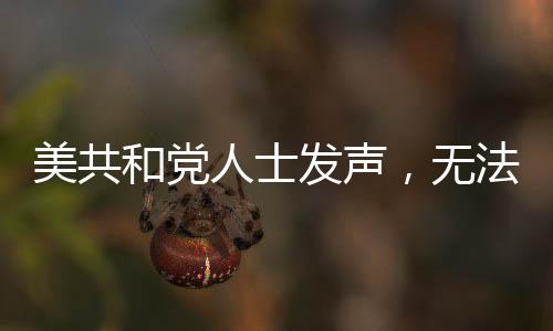 美共和黨人士發(fā)聲，無法容忍中國持續(xù)繁榮與富強