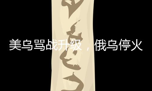 美烏罵戰(zhàn)升級(jí)，俄烏停火談判何去何從