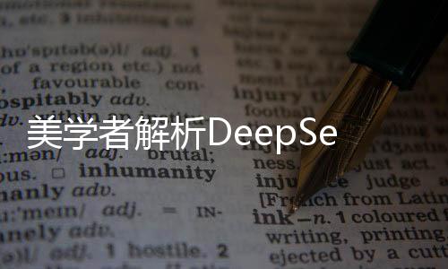 美學(xué)者解析DeepSeek技術(shù)原理