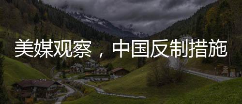 美媒觀察，中國反制措施日益呈現(xiàn)美國色彩