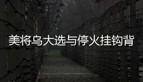 美將烏大選與?；饞煦^背后的目的深度解析