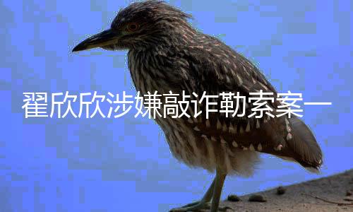 翟欣欣涉嫌敲詐勒索案一審揭曉，正義的天平如何裁決？