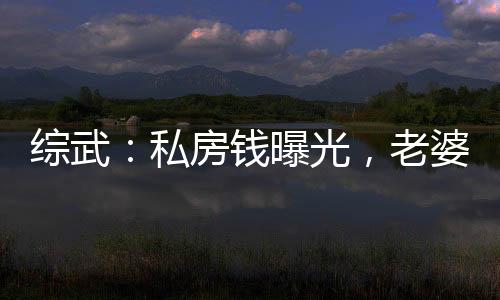 綜武：私房錢曝光，老婆黃蓉驚呆