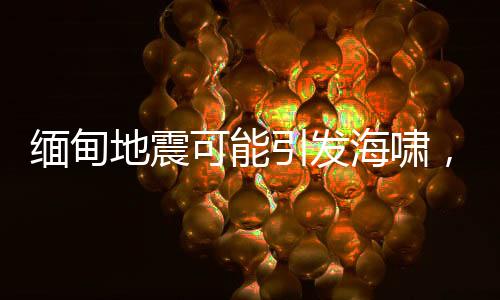 緬甸地震可能引發(fā)海嘯，災情監(jiān)測與應急準備至關重要