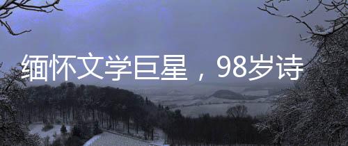 緬懷文學(xué)巨星，98歲詩(shī)人灰娃離世
