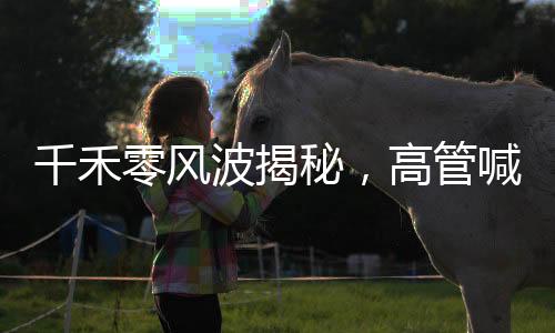 千禾零風波揭秘，高管喊冤，董事長堅定維護零添加理念