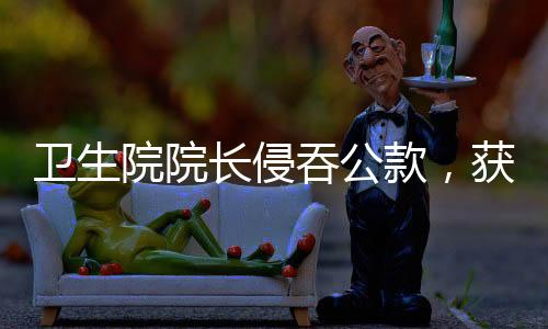 衛(wèi)生院院長侵吞公款，獲刑十年警醒行業(yè)倫理缺失——衛(wèi)生院財務管理亂象待整治