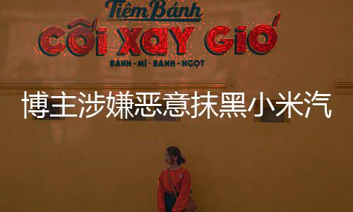 博主涉嫌惡意抹黑小米汽車被拘捕，事件背后揭示的互聯(lián)網(wǎng)言論規(guī)范重要性