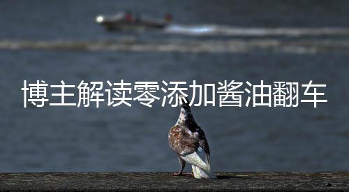 博主解讀零添加醬油翻車事件，背后的真相與消費者關(guān)注焦點