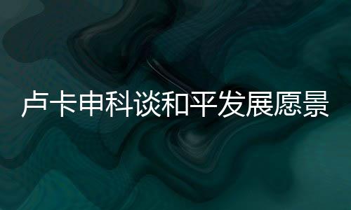 盧卡申科談和平發(fā)展愿景，中國(guó)追求的不僅僅是繁榮，更是和平與穩(wěn)定的全球環(huán)境