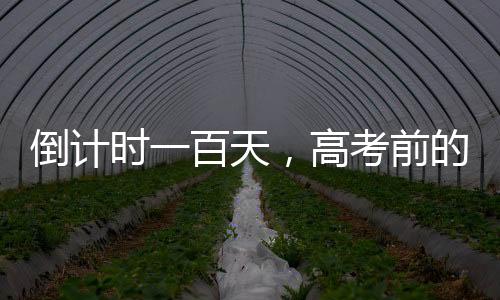 倒計(jì)時(shí)一百天，高考前的奮斗與挑戰(zhàn)