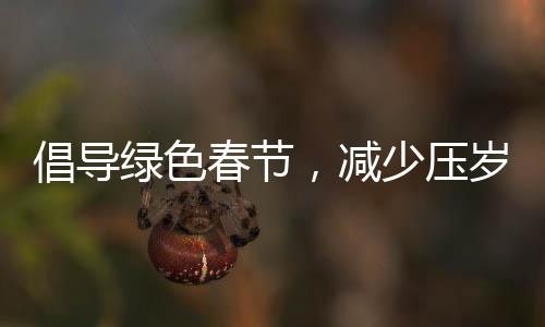 倡導(dǎo)綠色春節(jié)，減少壓歲錢支出