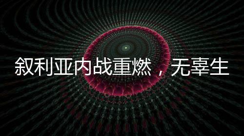 敘利亞內(nèi)戰(zhàn)重燃，無辜生靈慘遭犧牲，局勢引人深思