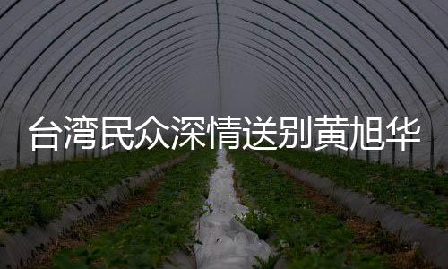 臺(tái)灣民眾深情送別黃旭華院士，科技巨匠的離別感動(dòng)萬(wàn)千人心