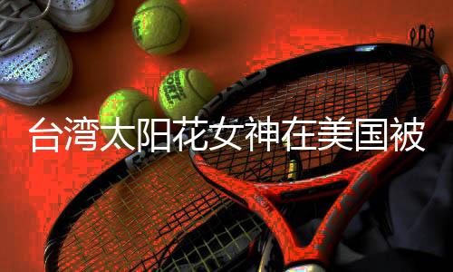 臺(tái)灣太陽(yáng)花女神在美國(guó)被捕