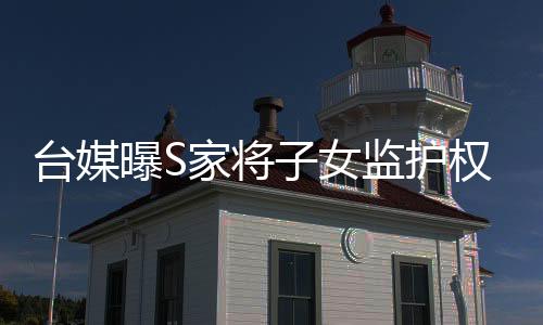 臺媒曝S家將子女監(jiān)護權(quán)移交給汪小菲 希望其可以善待孩子