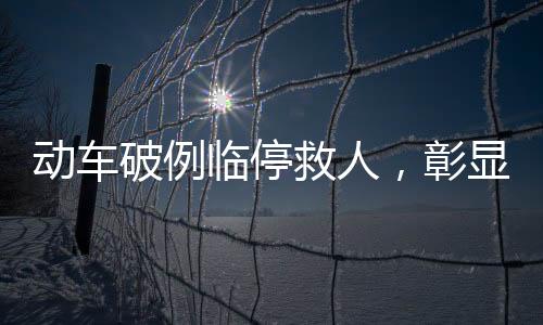 動車破例臨停救人，彰顯人道關(guān)懷與社會責任擔當
