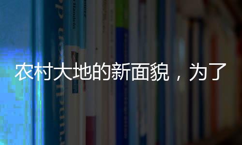 農(nóng)村大地的新面貌，為了拍攝成果不惜投入，番薯田里呈現(xiàn)創(chuàng)意打卡現(xiàn)場