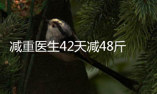 減重醫(yī)生42天減48斤，成功減肥的啟示