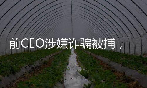 前CEO涉嫌詐騙被捕，企業(yè)信譽(yù)崩塌