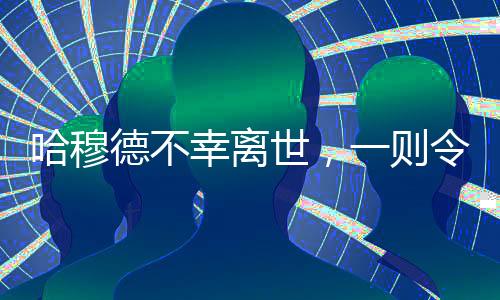 哈穆德不幸離世，一則令人痛心的消息